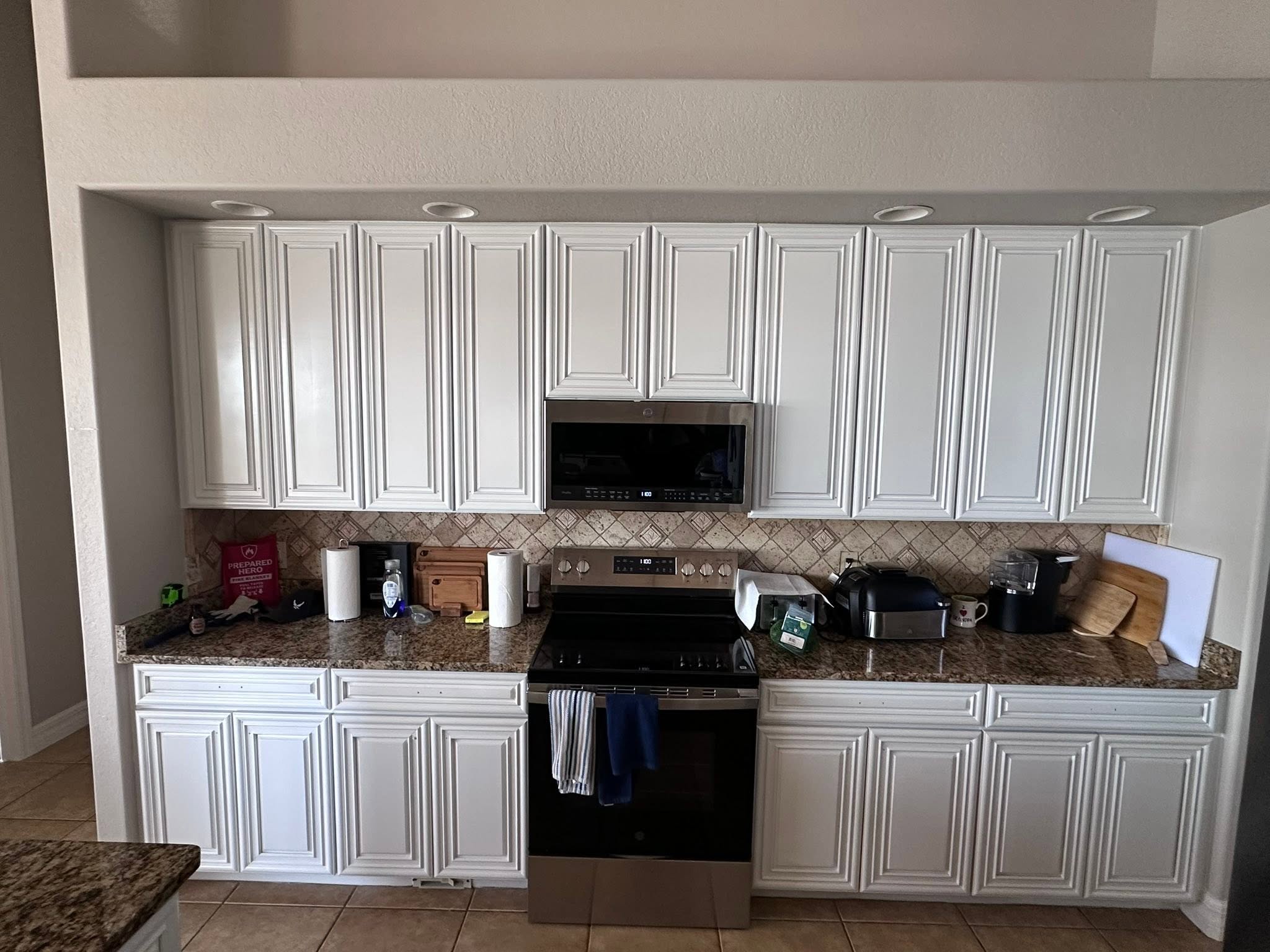 Finished Kitchen Cabinets